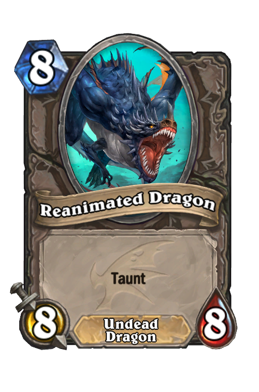 Reanimated Dragon Hearthstone kártya