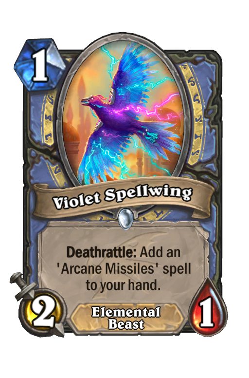Violet Spellwing Hearthstone kártya