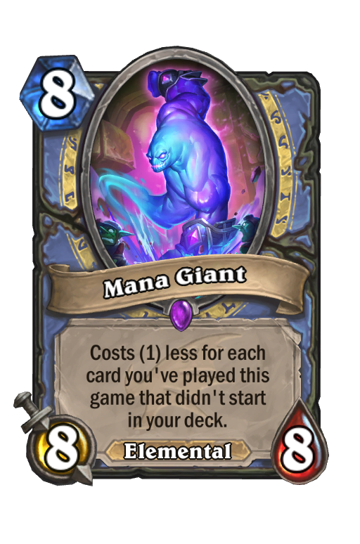 Mana Giant Hearthstone kártya