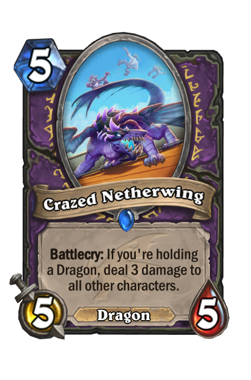 Crazed Netherwing Hearthstone kártya