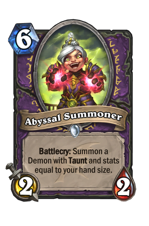 Abyssal Summoner Hearthstone kártya