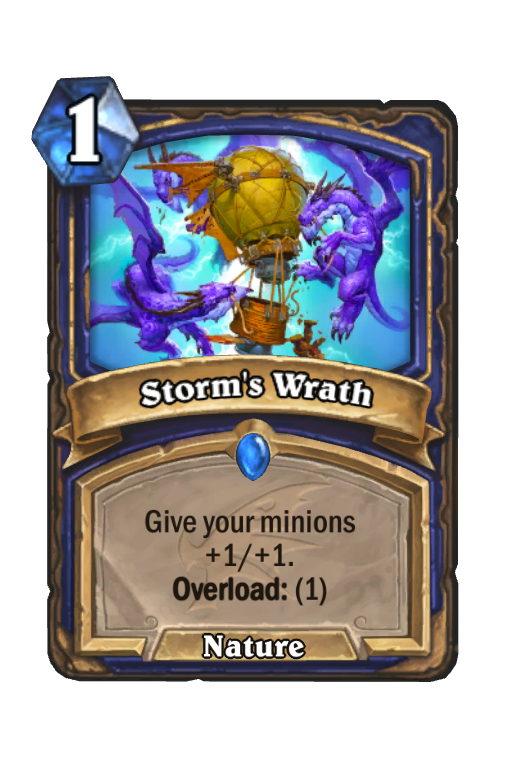 Storm's Wrath Hearthstone kártya