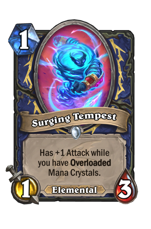 Surging Tempest Hearthstone kártya