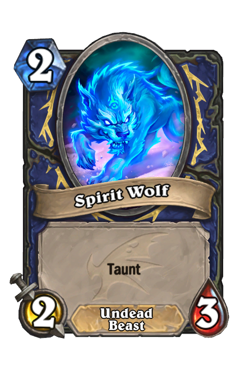 Spirit Wolf Hearthstone kártya