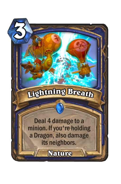 Lightning Breath Hearthstone kártya