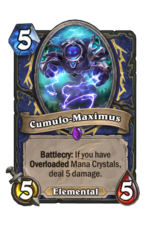 Cumulo-Maximus Hearthstone kártya
