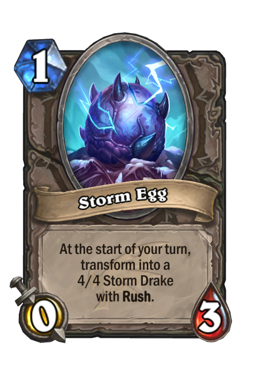 Storm Egg Hearthstone kártya