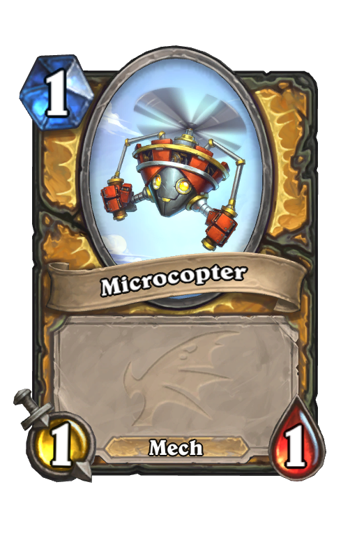 Microcopter Hearthstone kártya