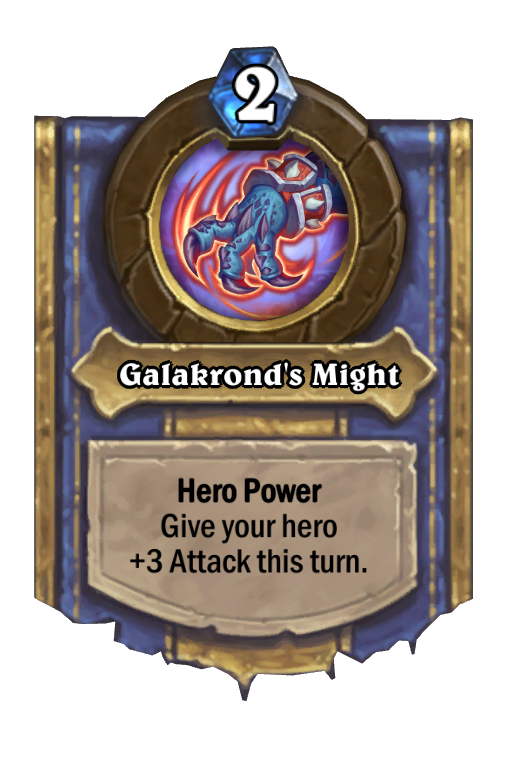 Galakrond's Might Hearthstone kártya