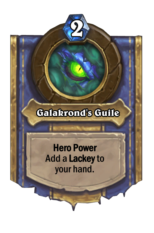 Galakrond's Guile Hearthstone kártya