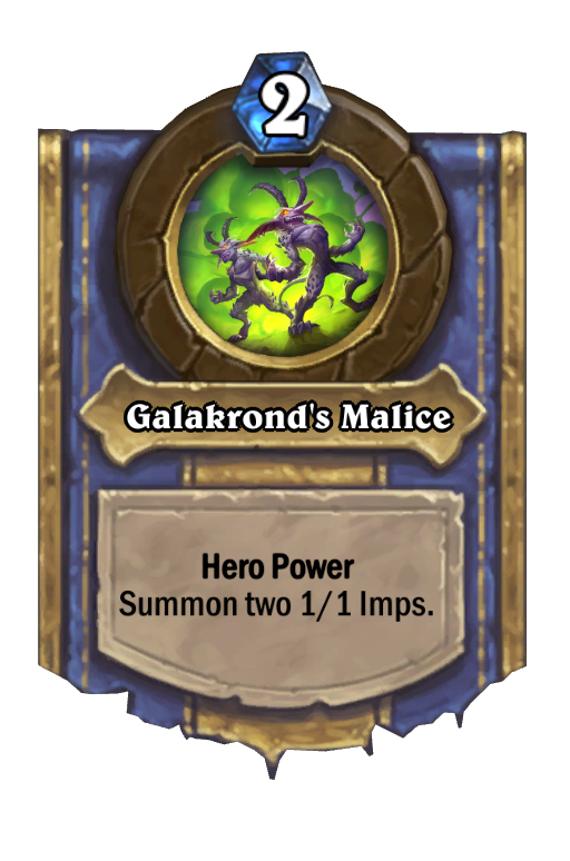 Galakrond's Malice Hearthstone kártya
