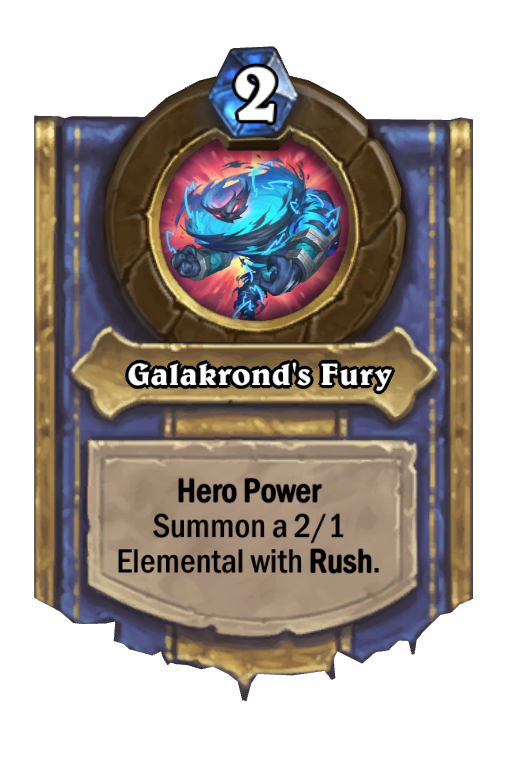 Galakrond's Fury Hearthstone kártya