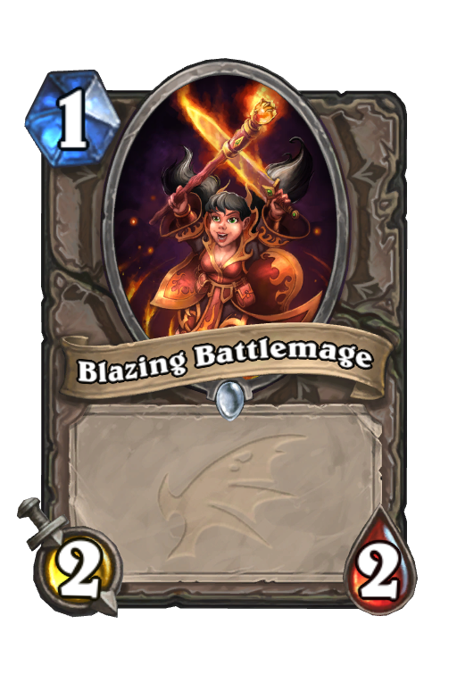 Blazing Battlemage Hearthstone kártya