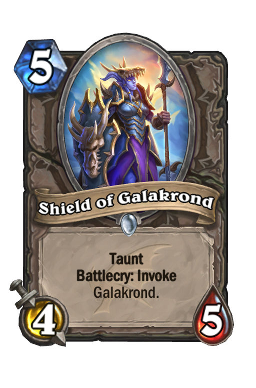 Shield of Galakrond Hearthstone kártya