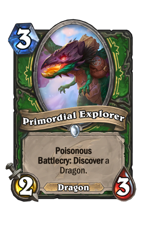 Primordial Explorer Hearthstone kártya