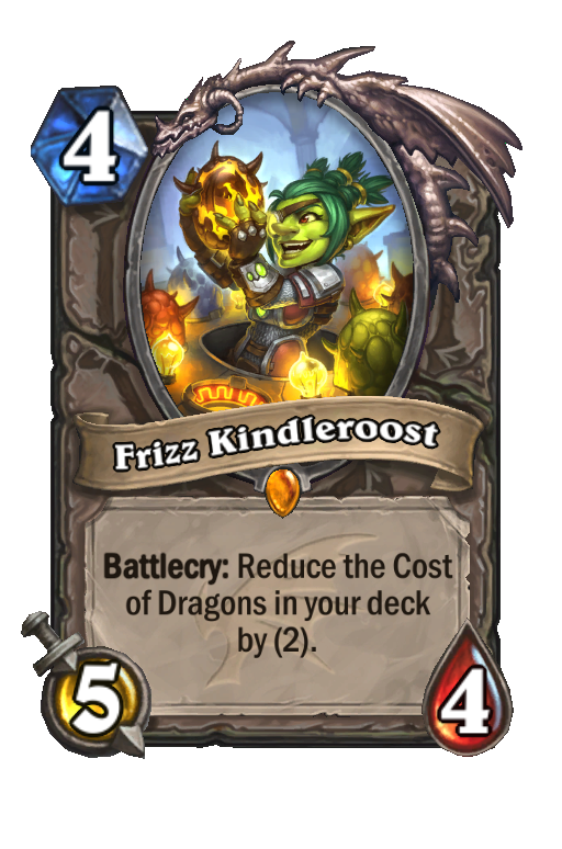 Frizz Kindleroost Hearthstone kártya