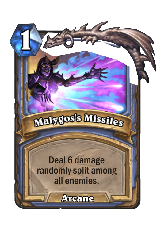 Malygos's Missiles Hearthstone kártya