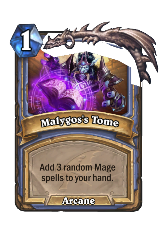 Malygos's Tome Hearthstone kártya