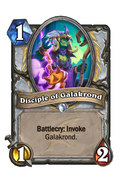 Disciple of Galakrond Hearthstone kártya