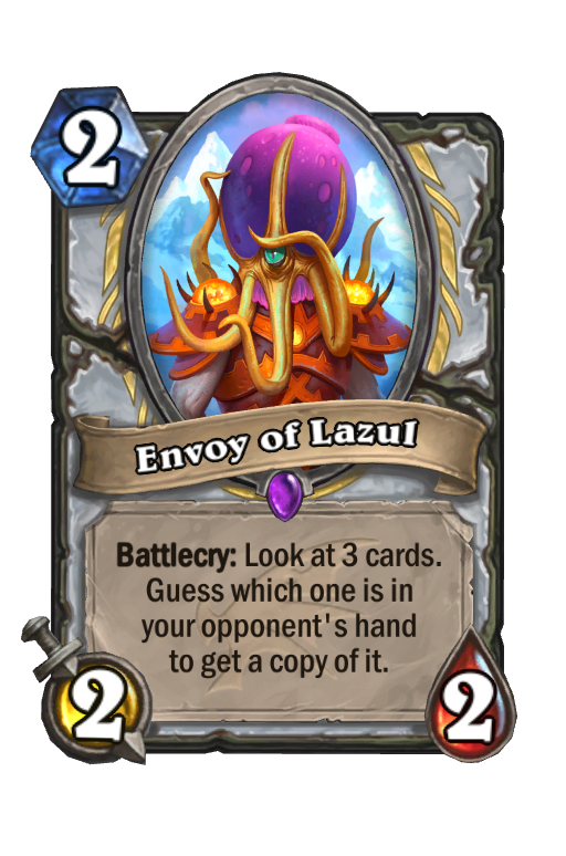 Envoy of Lazul Hearthstone kártya