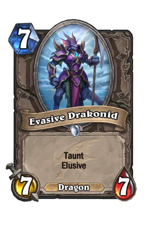 Evasive Drakonid Hearthstone kártya