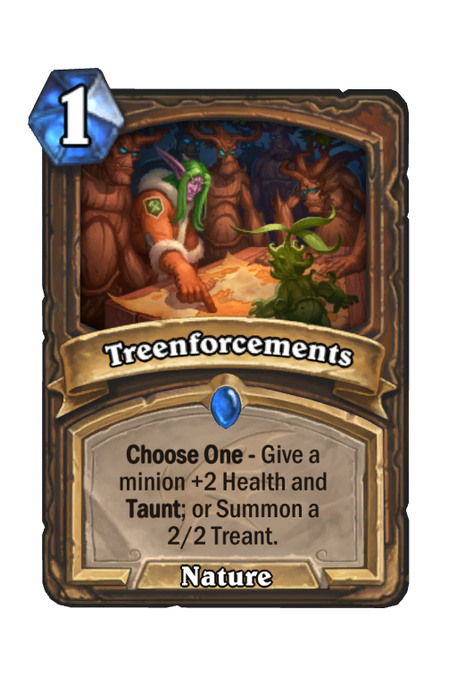 Treenforcements Hearthstone kártya