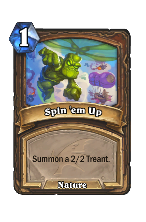 Spin 'em Up Hearthstone kártya