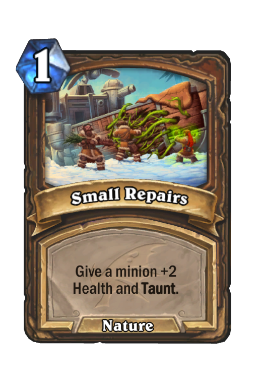 Small Repairs Hearthstone kártya