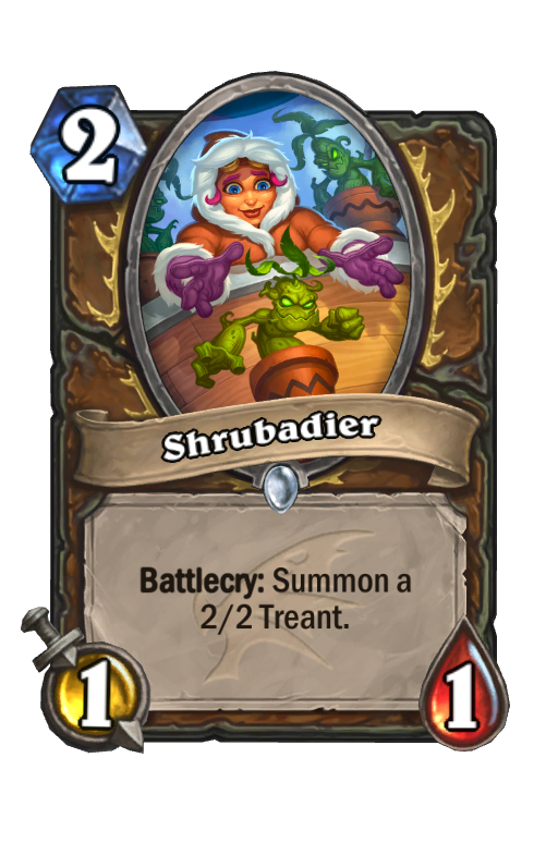 Shrubadier Hearthstone kártya