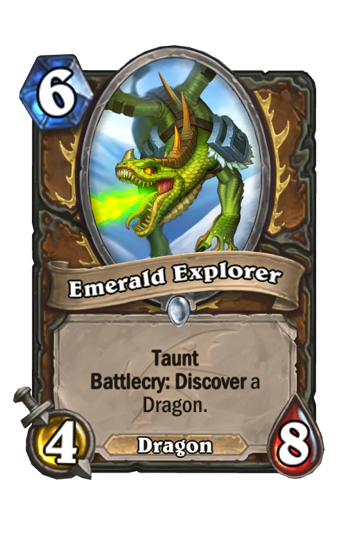 Emerald Explorer Hearthstone kártya