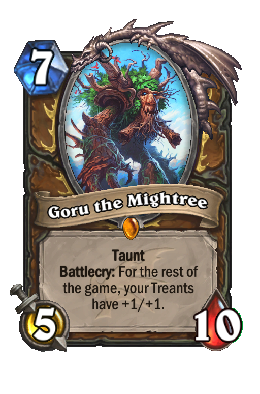 Goru the Mightree Hearthstone kártya