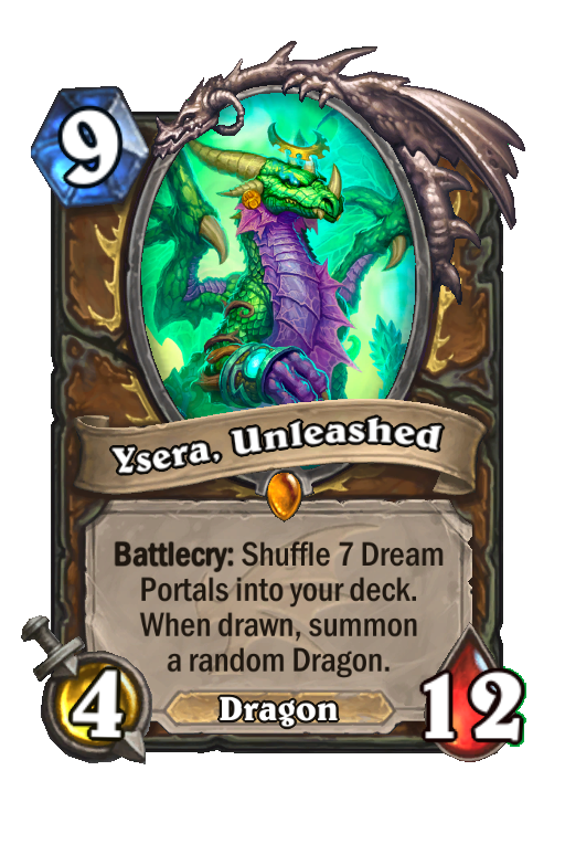 Ysera, Unleashed Hearthstone kártya
