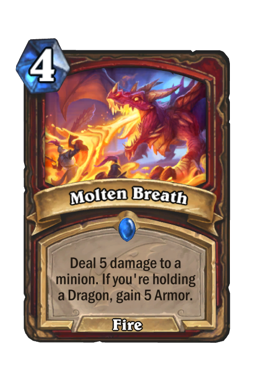 Molten Breath Hearthstone kártya