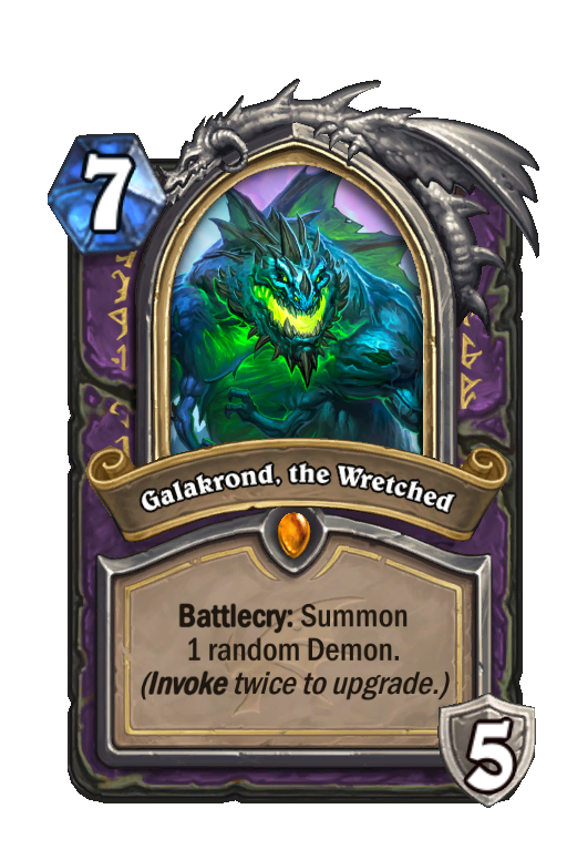 Galakrond, the Wretched Hearthstone kártya