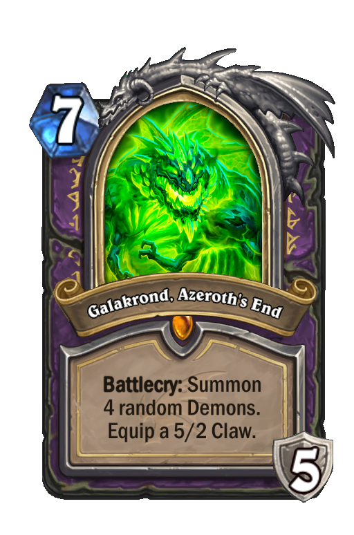 Galakrond, Azeroth's End Hearthstone kártya