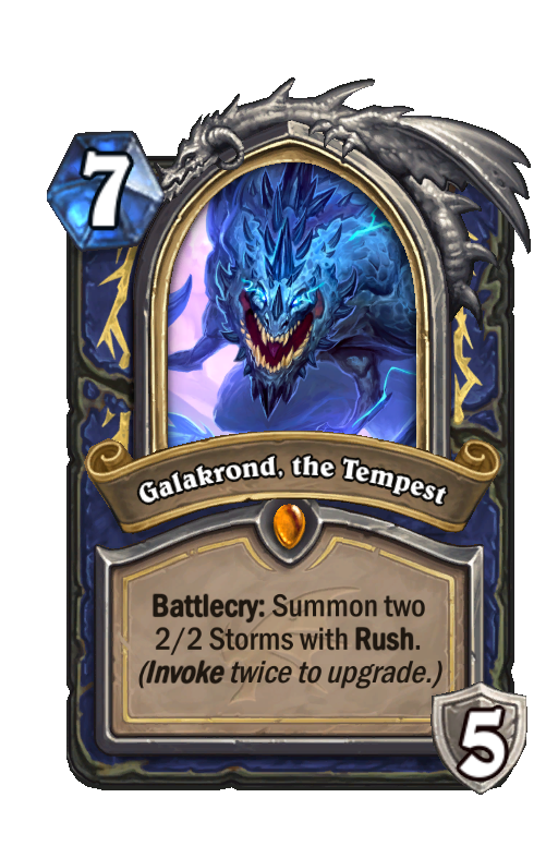 Galakrond, the Tempest Hearthstone kártya