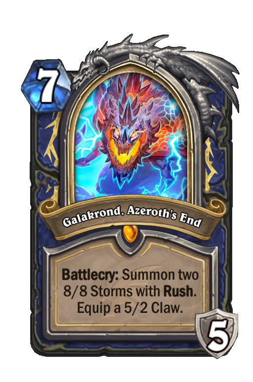 Galakrond, Azeroth's End Hearthstone kártya