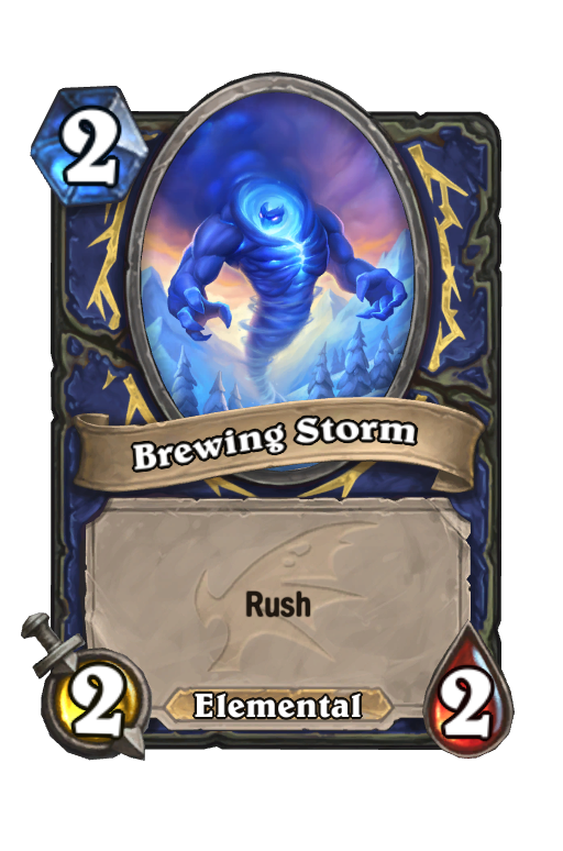 Brewing Storm Hearthstone kártya