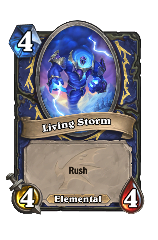 Living Storm Hearthstone kártya