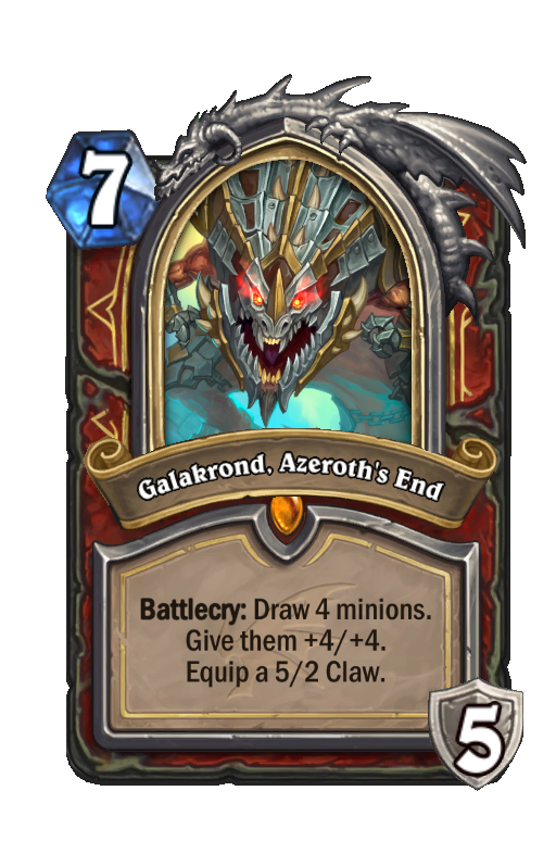 Galakrond, Azeroth's End Hearthstone kártya