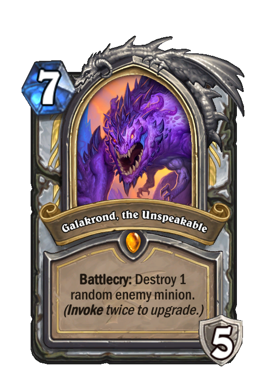 Galakrond, the Unspeakable Hearthstone kártya