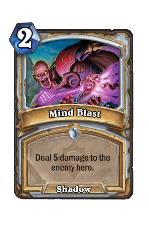 Mind Blast Hearthstone kártya