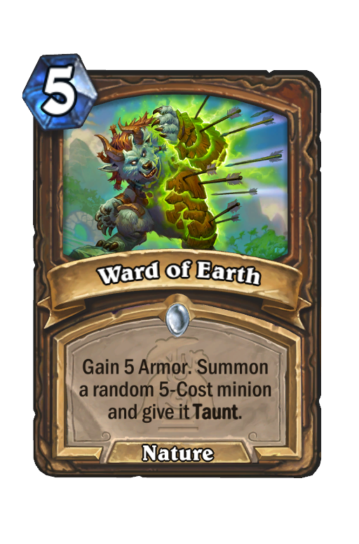 Ward of Earth Hearthstone kártya