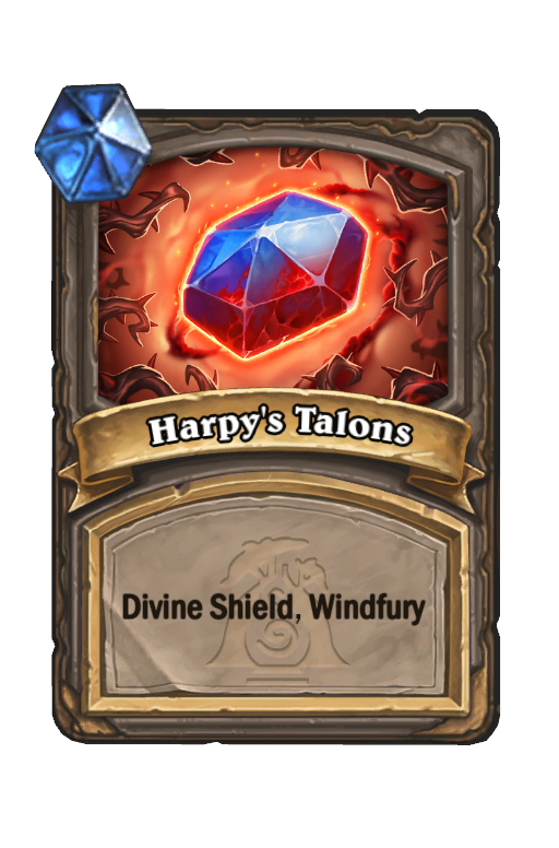 Harpy's Talons Hearthstone kártya