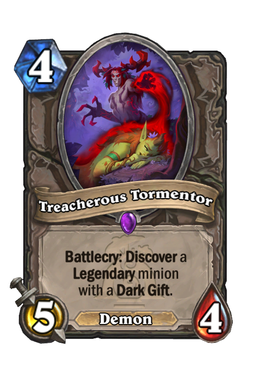 Treacherous Tormentor Hearthstone kártya