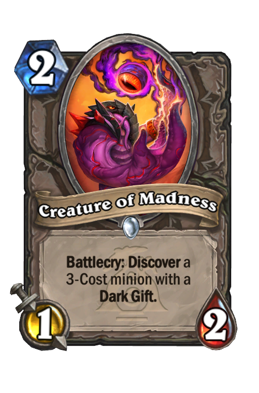 Creature of Madness Hearthstone kártya