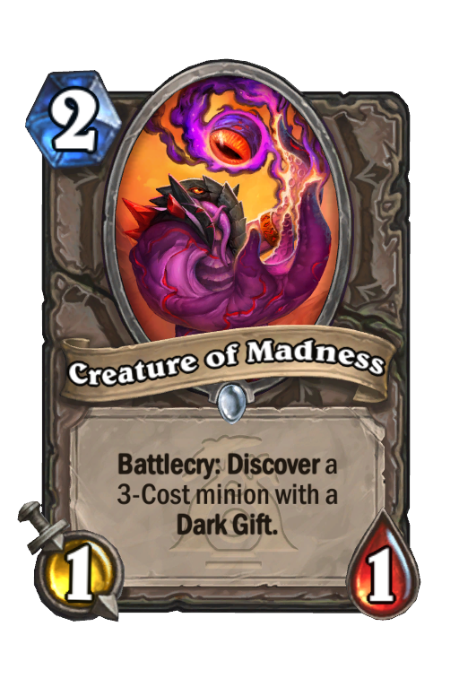 Creature of Madness Hearthstone kártya