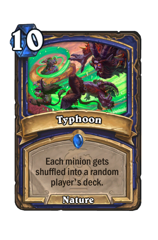 Typhoon Hearthstone kártya