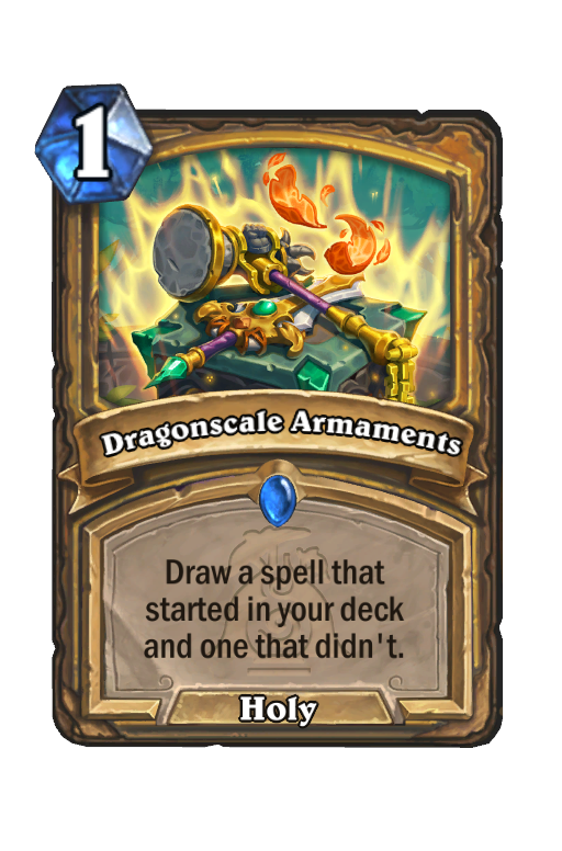 Dragonscale Armaments Hearthstone kártya
