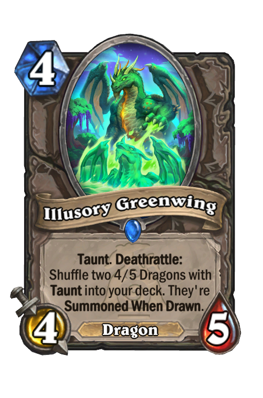 Illusory Greenwing Hearthstone kártya
